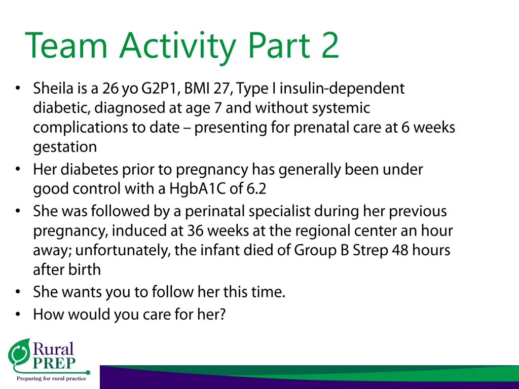 team activity part 2