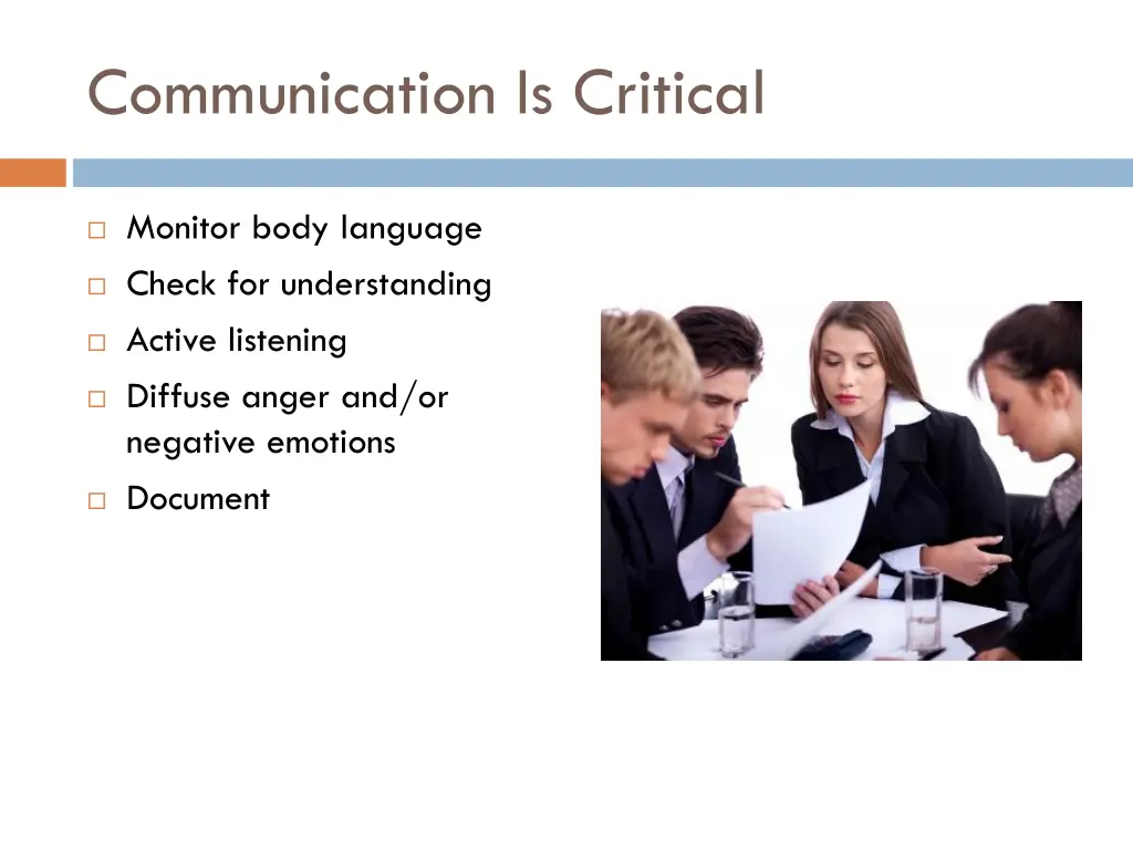 communication is critical 1
