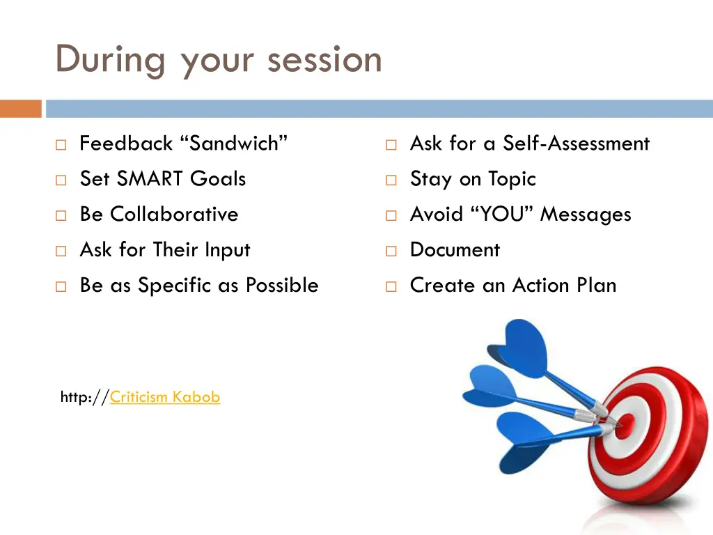 during your session