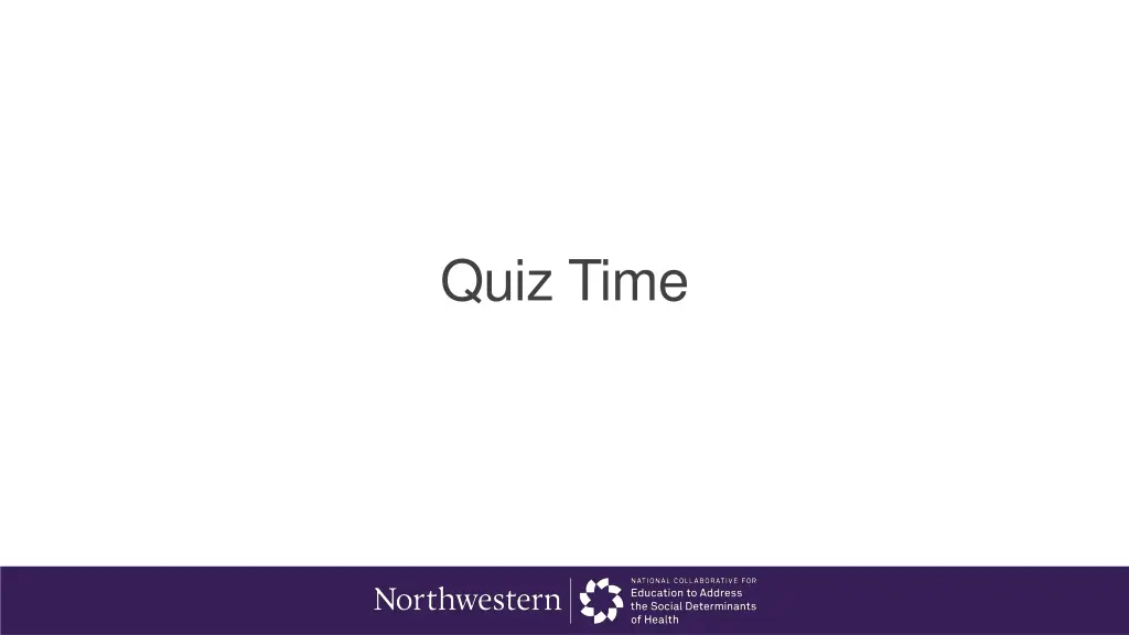 quiz time