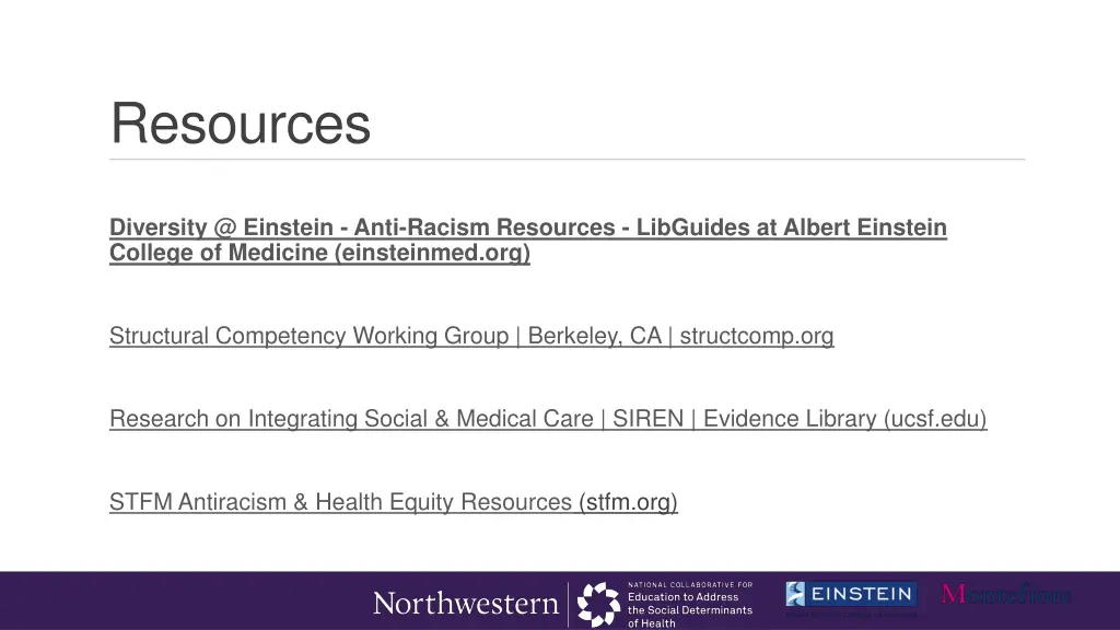 resources