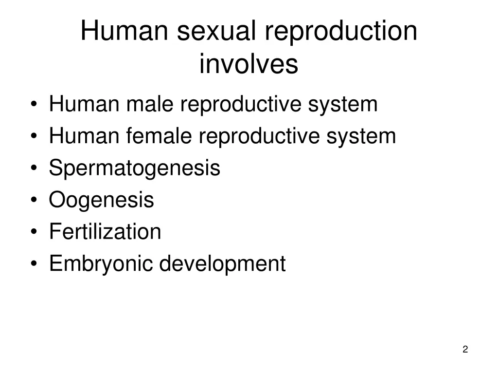 human sexual reproduction involves human male