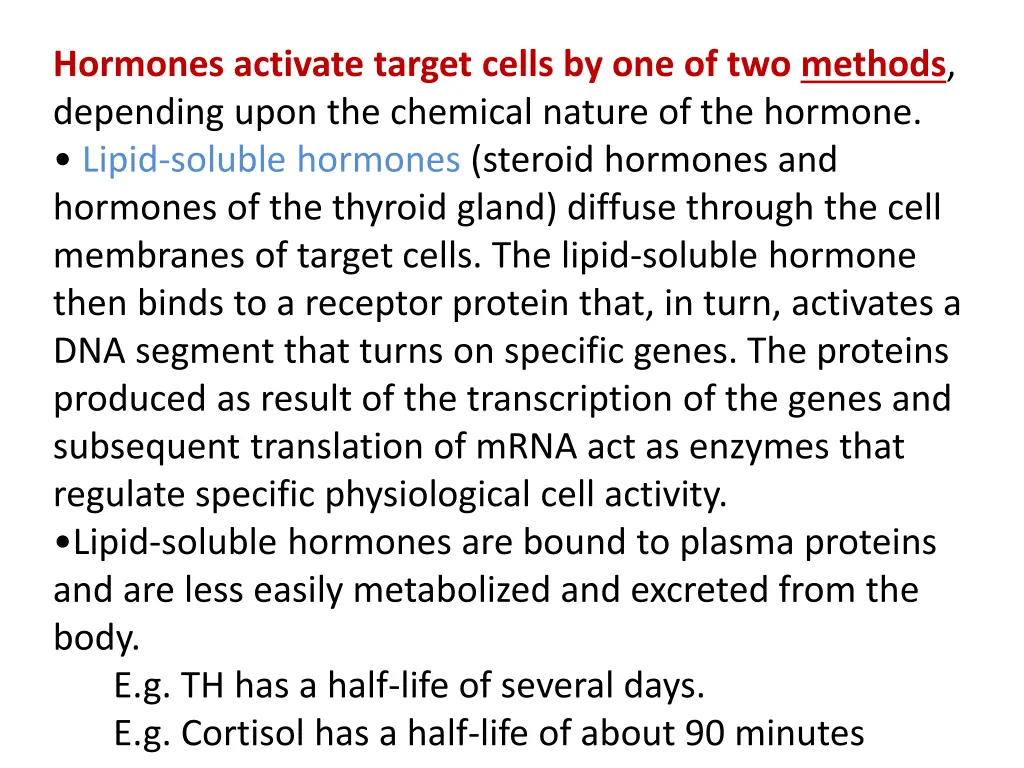 hormones activate target cells