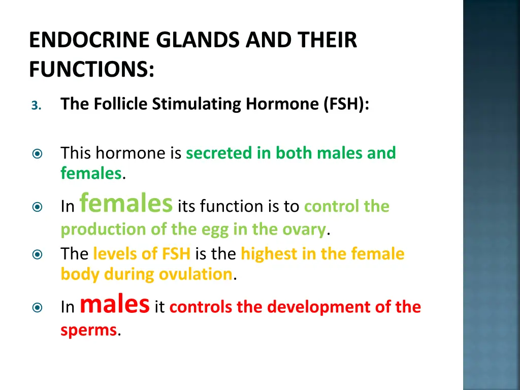 endocrine glands and their functions 13