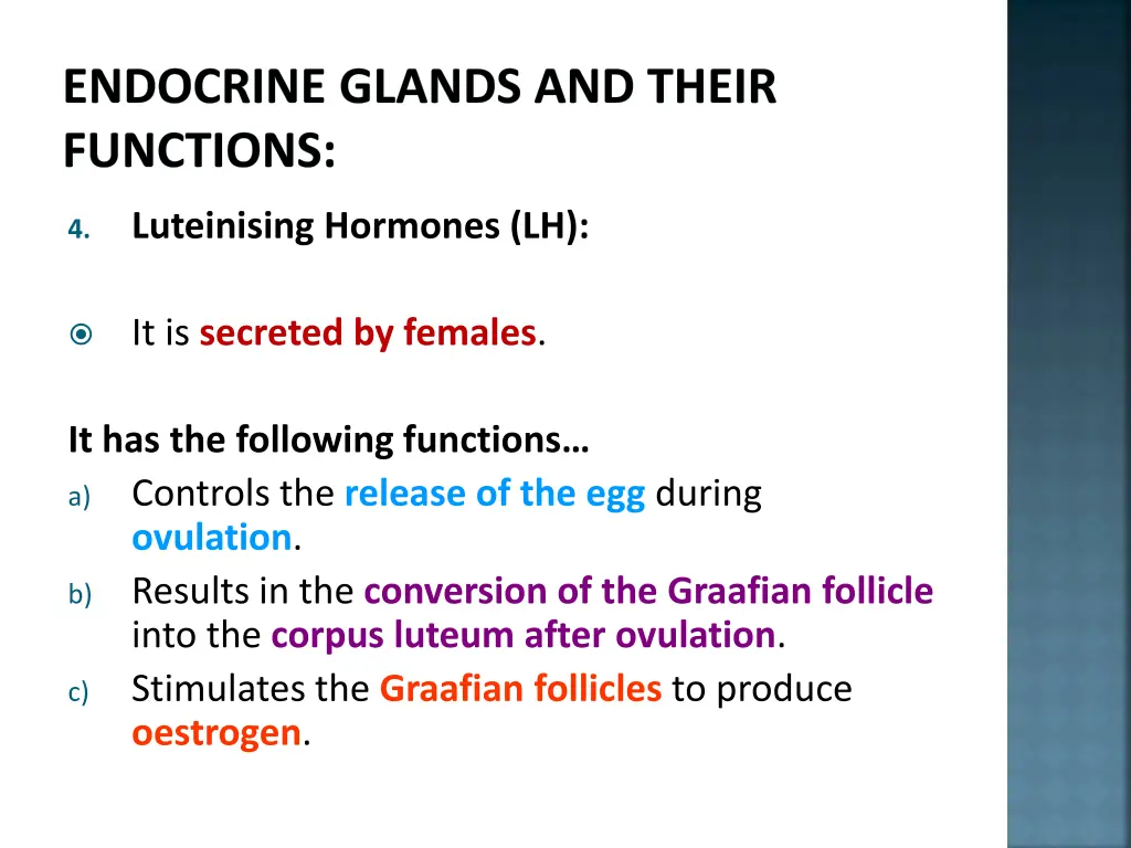 endocrine glands and their functions 14