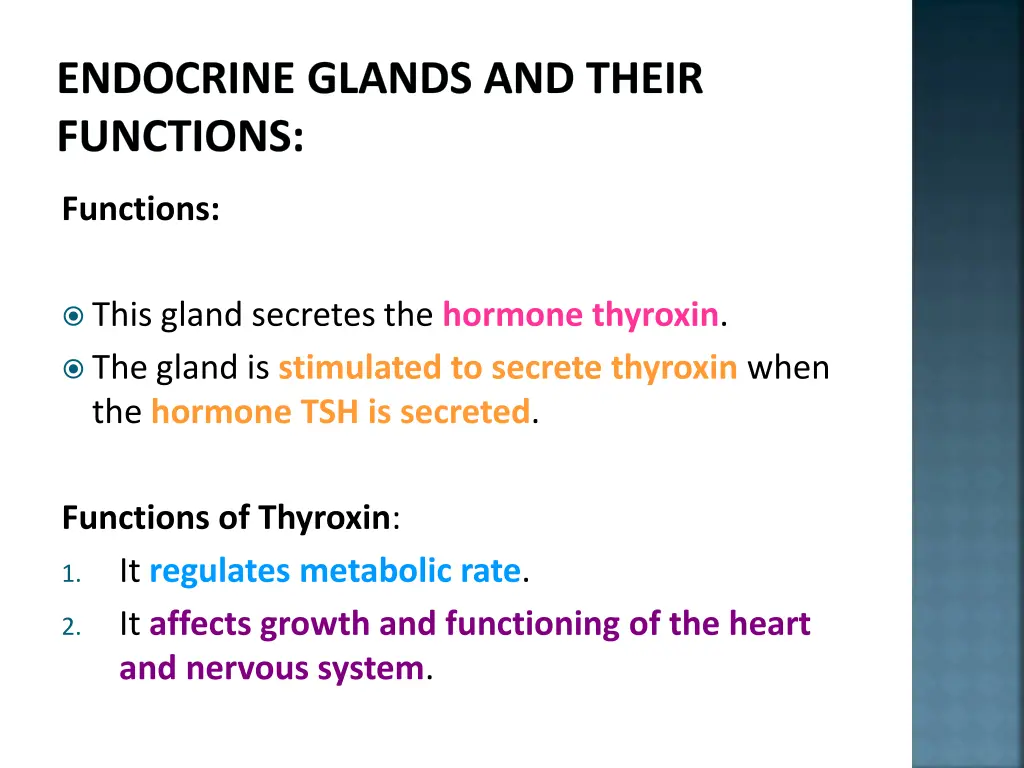 endocrine glands and their functions 17