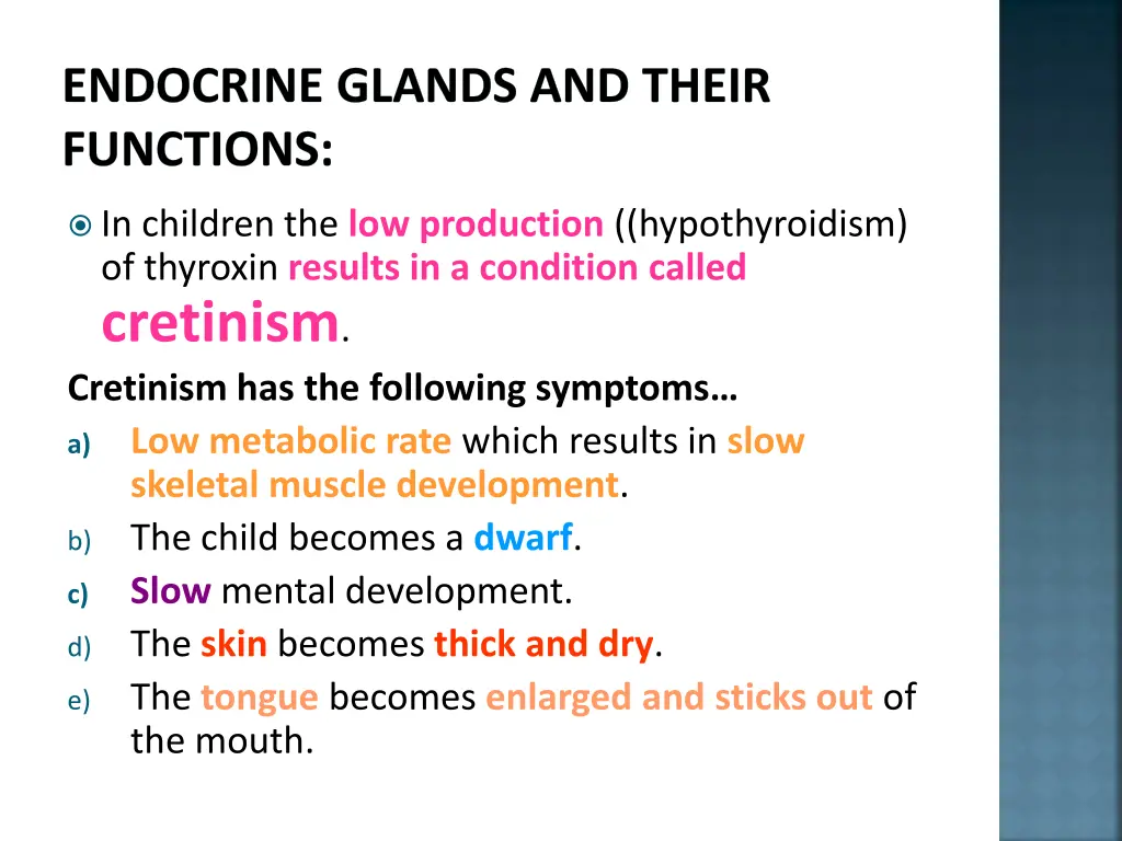 endocrine glands and their functions 20