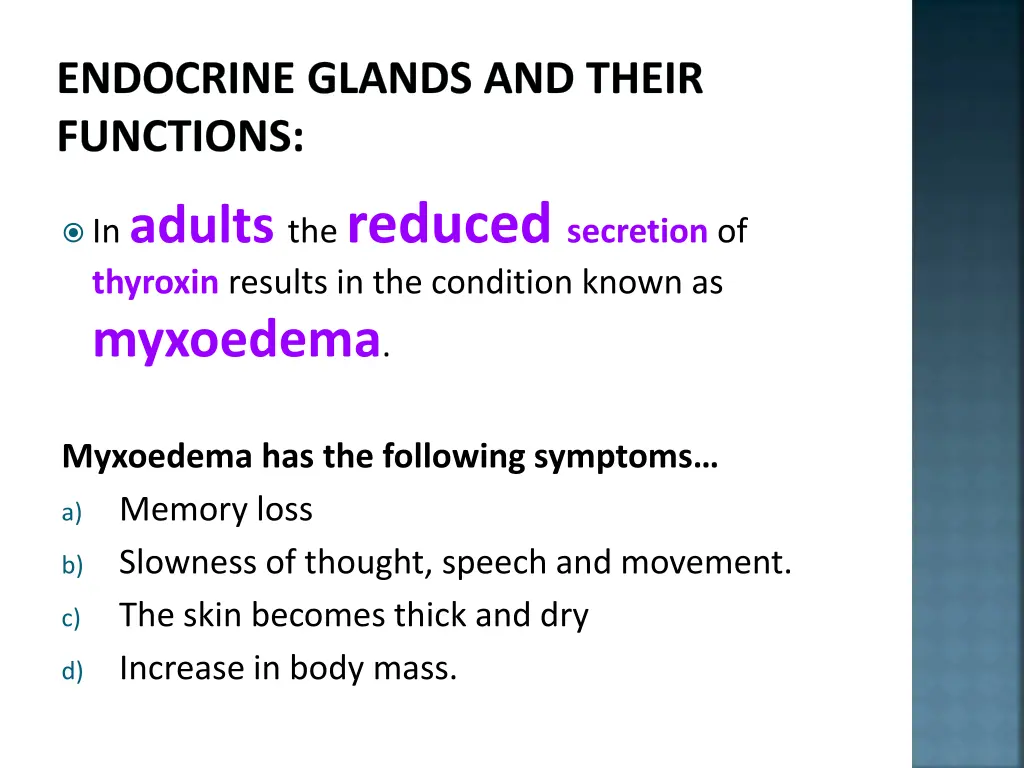 endocrine glands and their functions 21