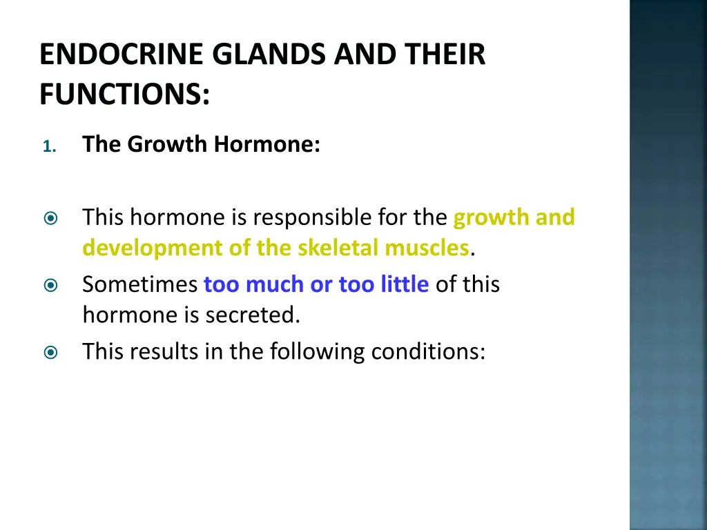 endocrine glands and their functions 8