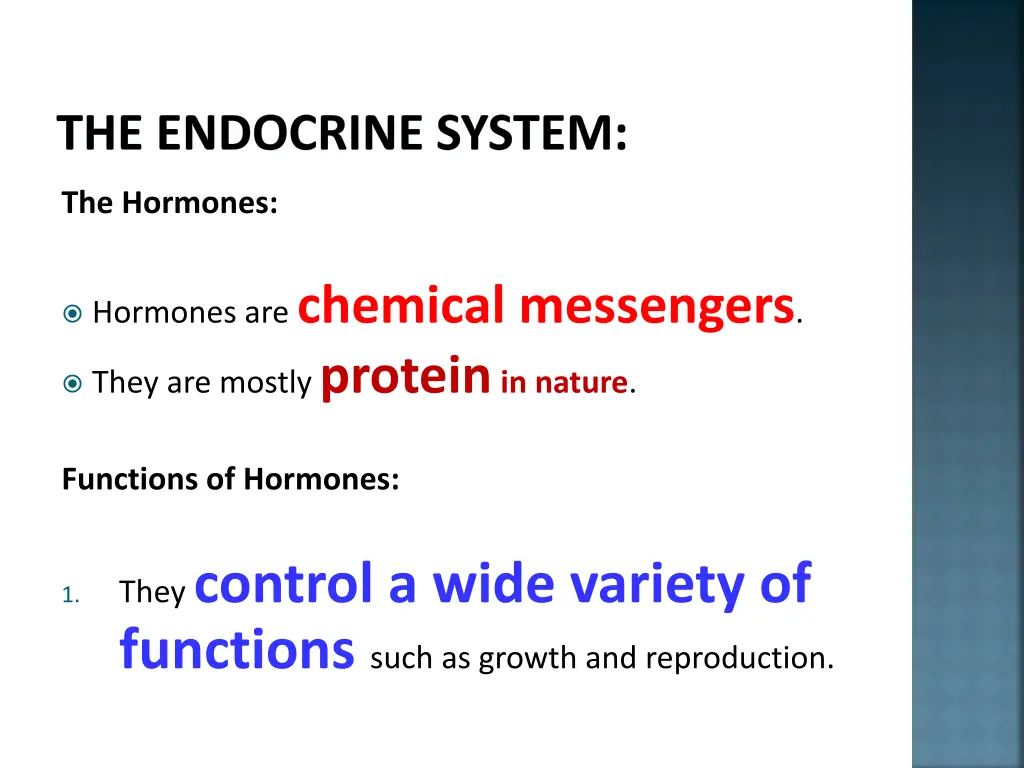 the endocrine system 3