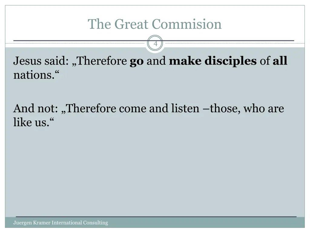 the great commision