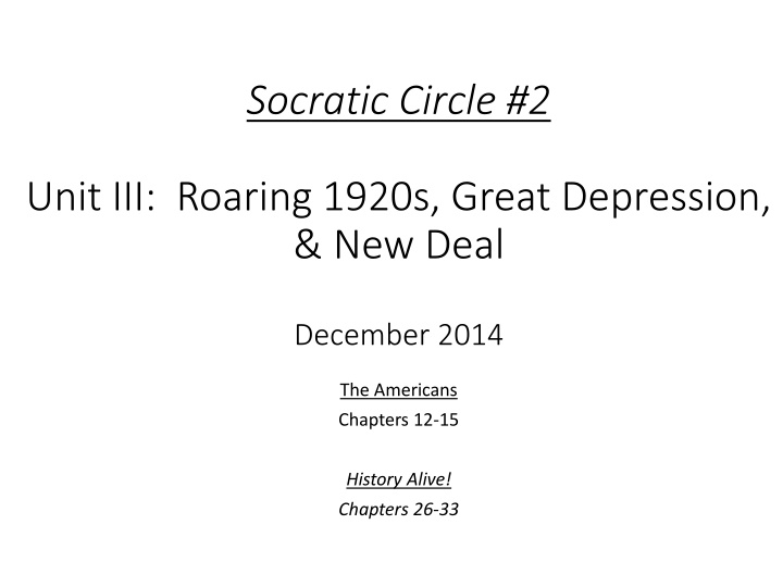 socratic circle 2