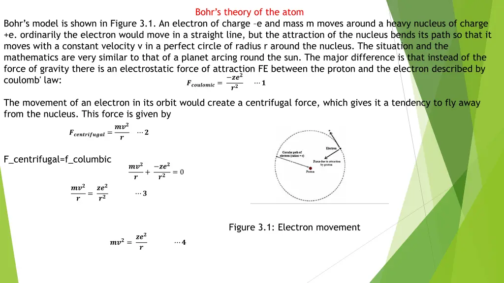 bohr s theory of the atom