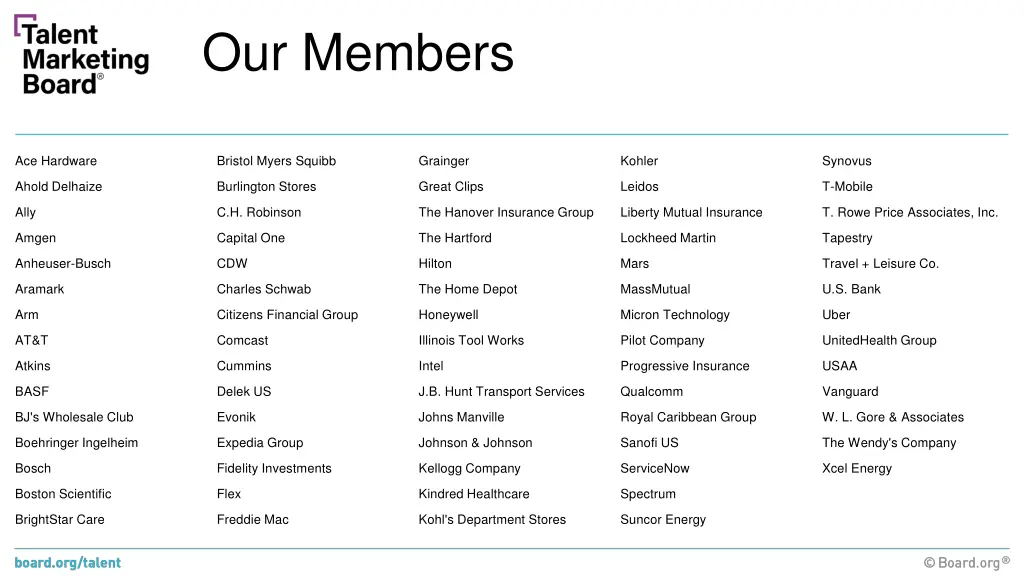 our members