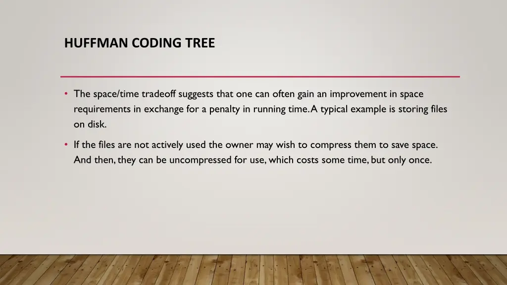 huffman coding tree