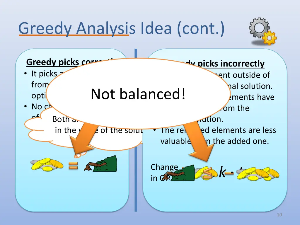 greedy analysis idea cont
