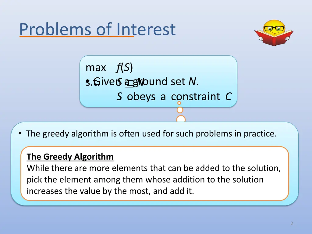 problems of interest