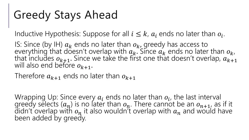 greedy stays ahead 1