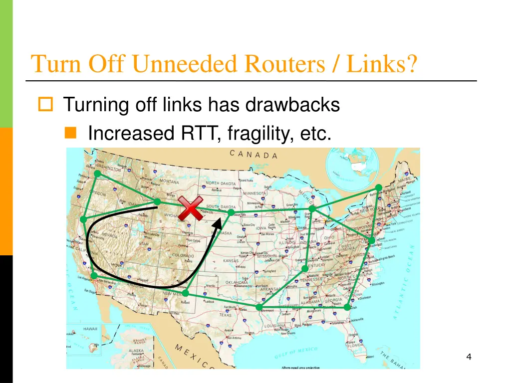 turn off unneeded routers links