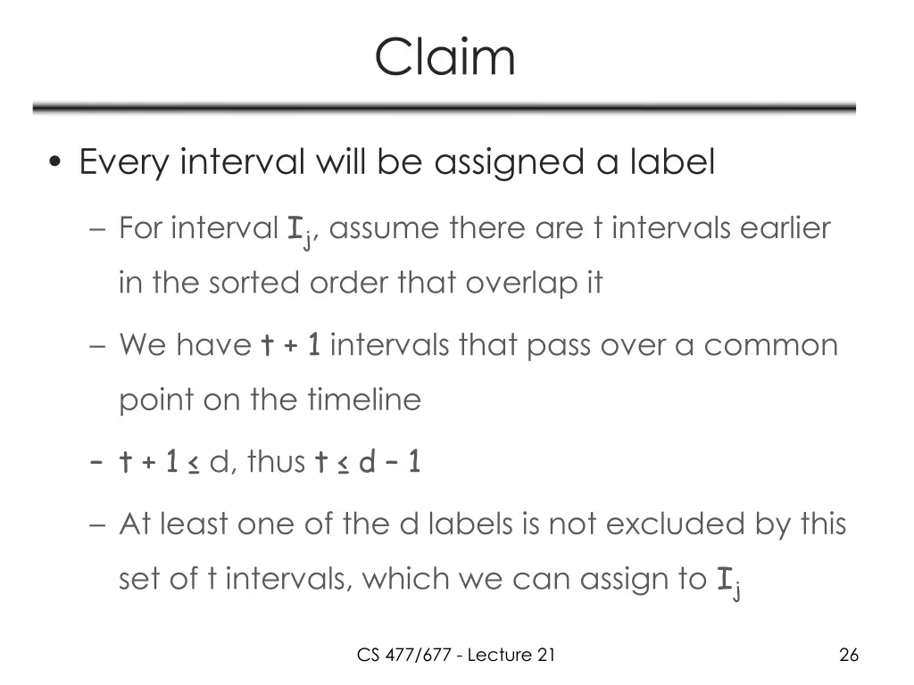 claim
