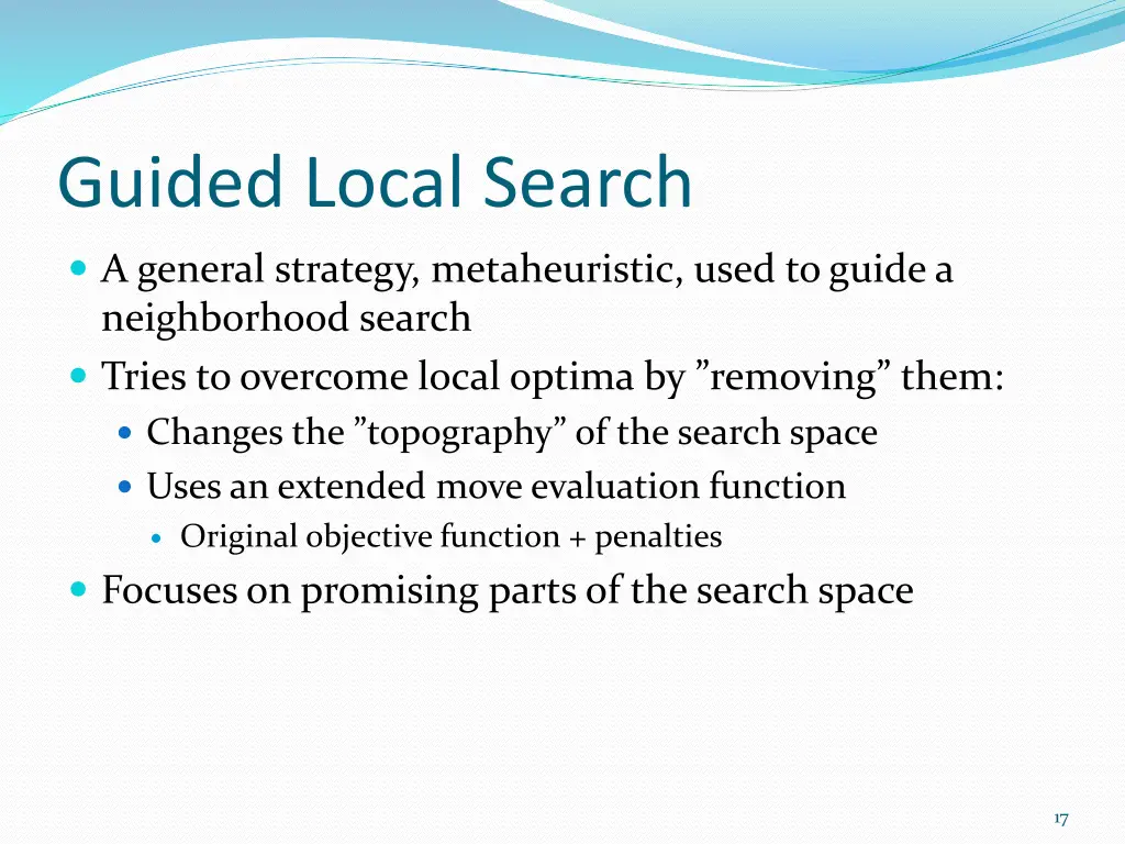 guided local search