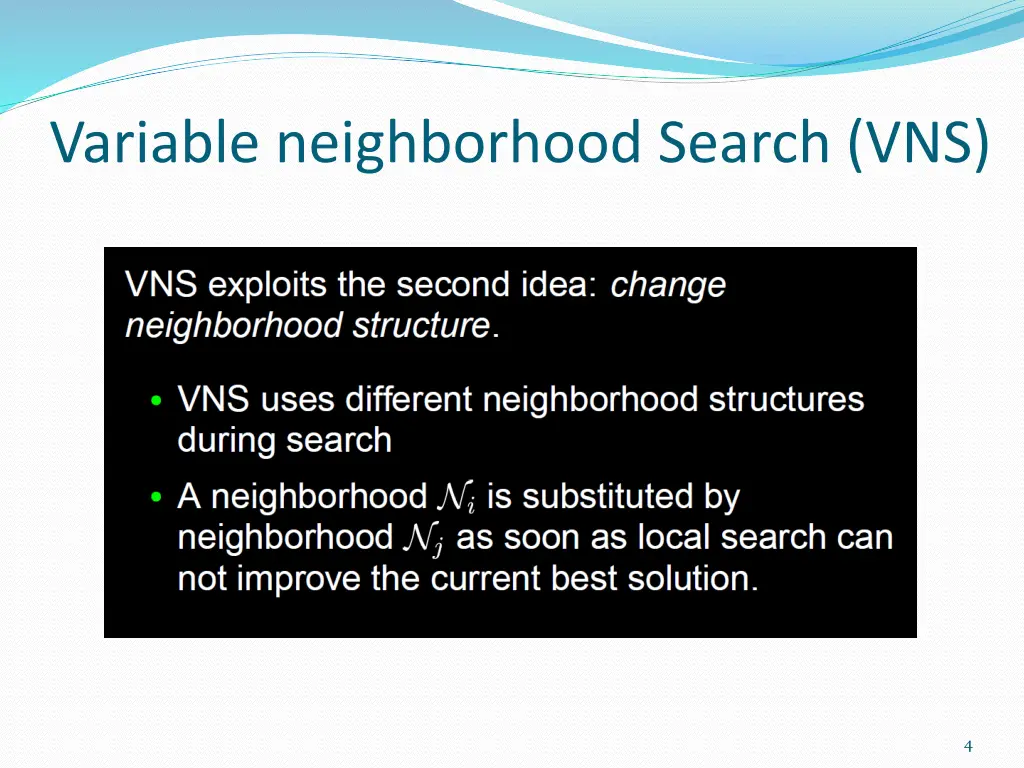 variable neighborhood search vns 1