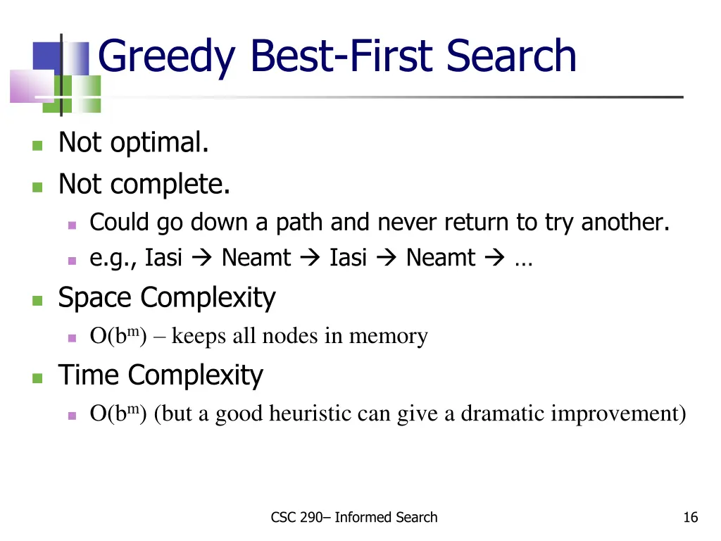 greedy best first search 1