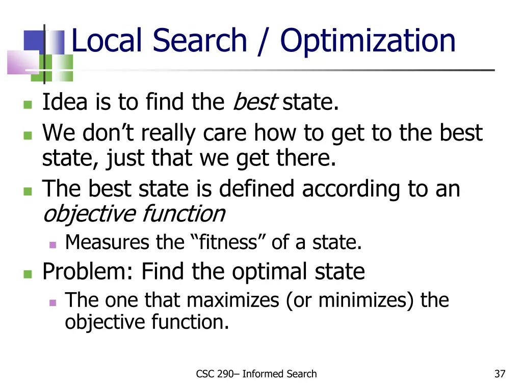 local search optimization