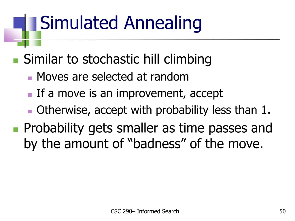 simulated annealing