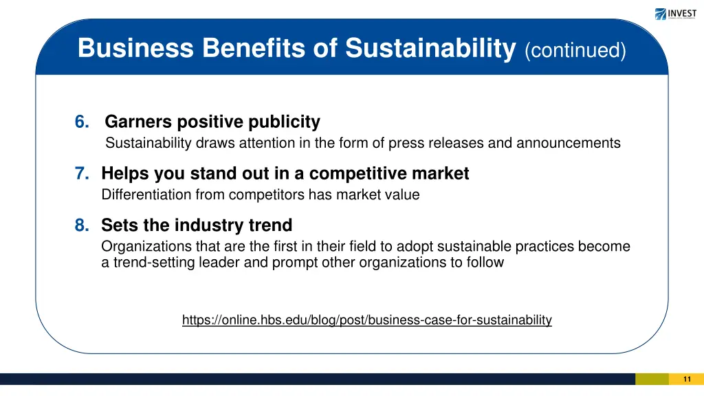 business benefits of sustainability continued