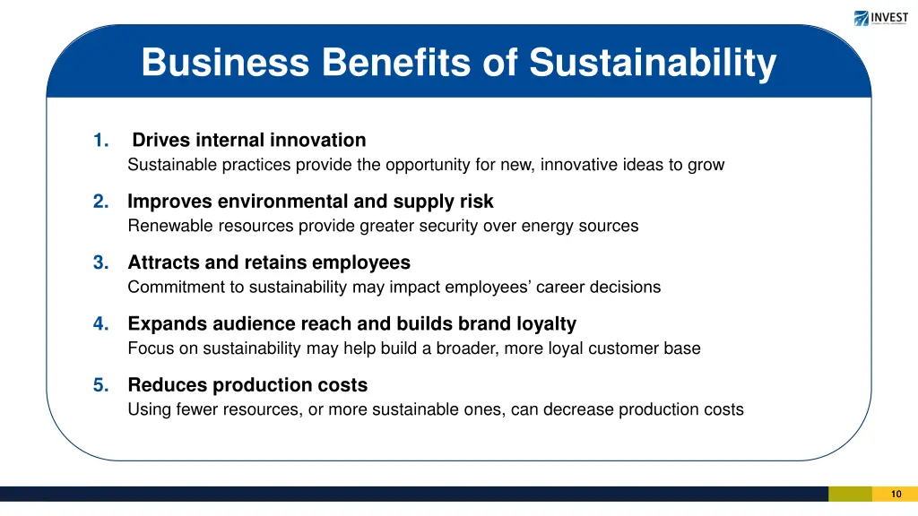 business benefits of sustainability