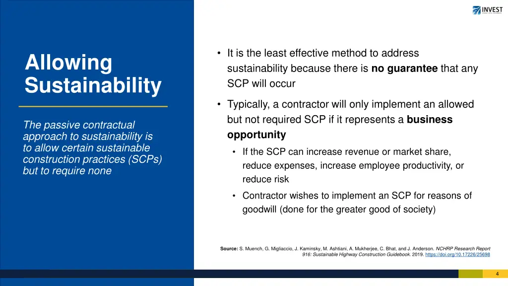 it is the least effective method to address