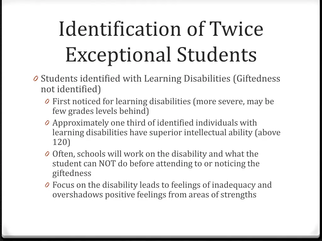 identification of twice exceptional students 2
