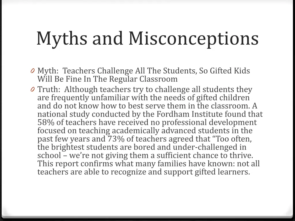myths and misconceptions 1