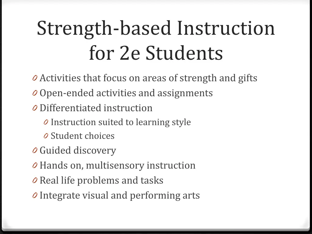 strength based instruction for 2e students 1