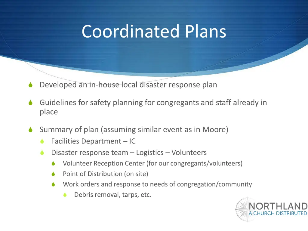 coordinated plans