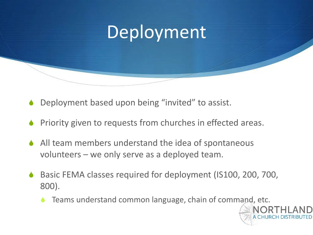 deployment