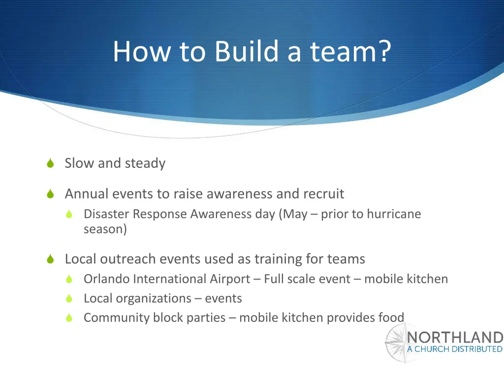 how to build a team