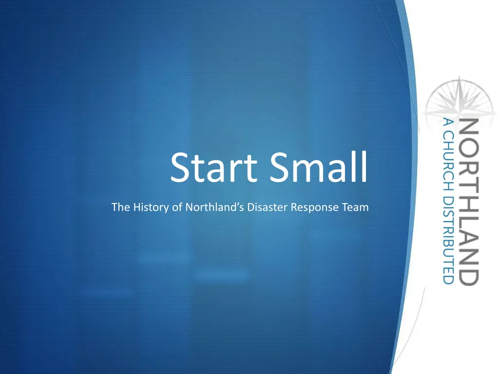 start small