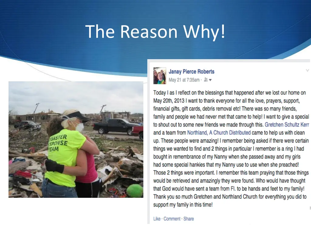 the reason why