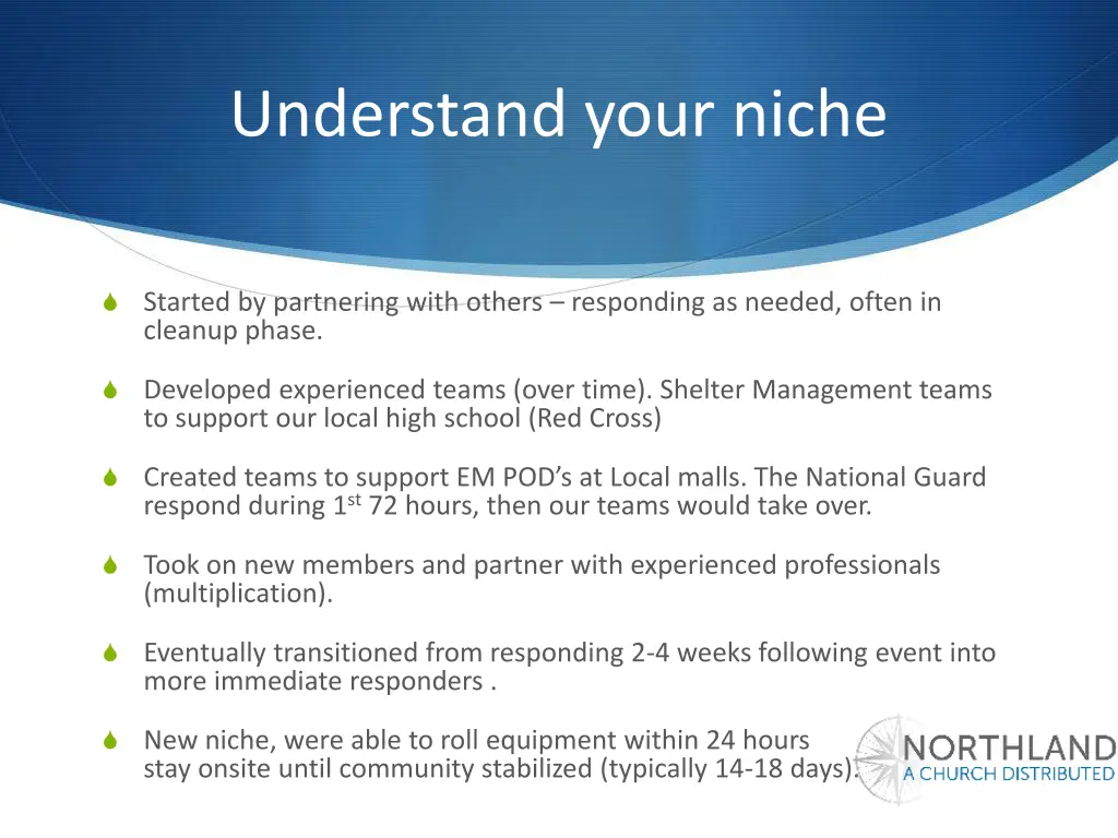 understand your niche