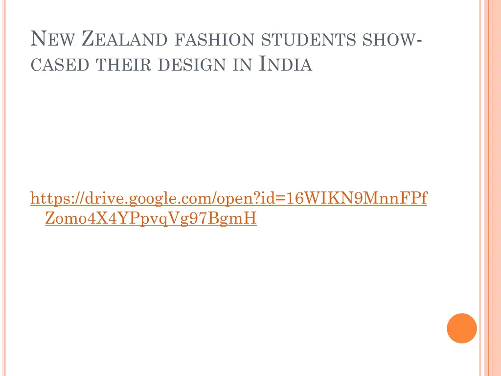 n ew z ealand fashion students show cased their