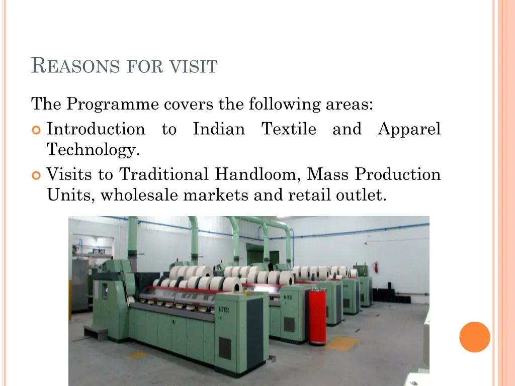 r easons for visit