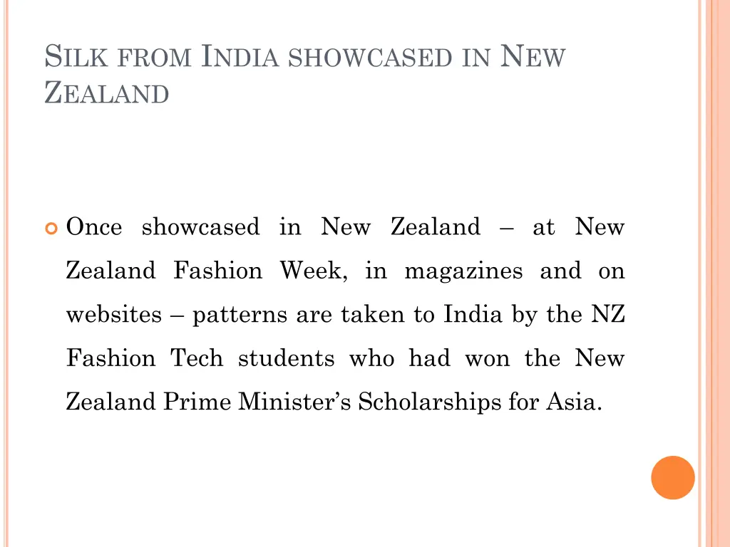 s ilk from i ndia showcased in n ew z ealand 2