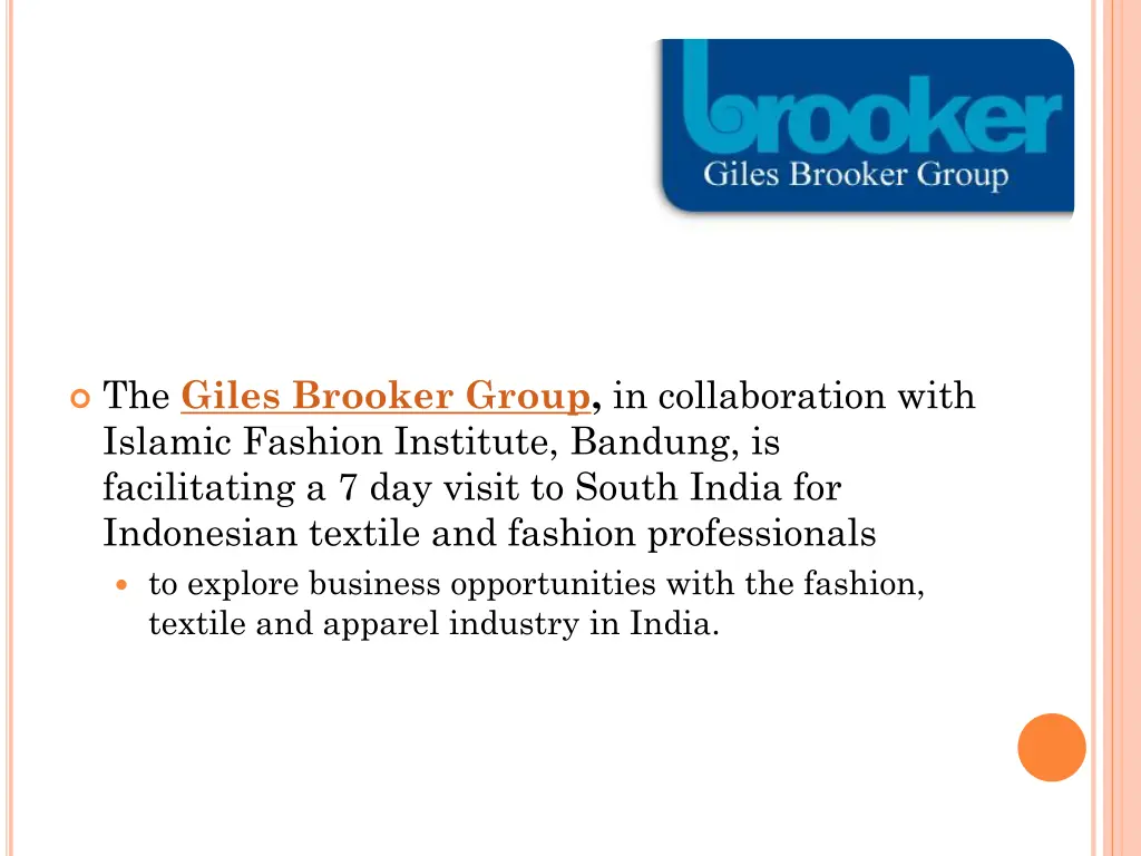 the giles brooker group in collaboration with