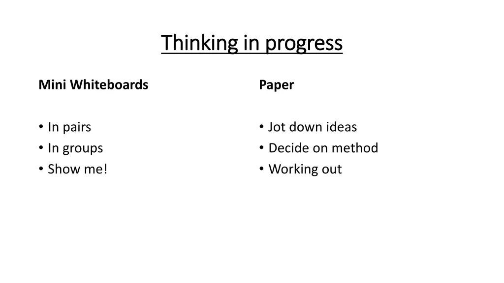 thinking in progress thinking in progress