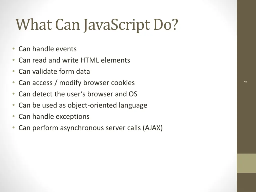 what can javascript do