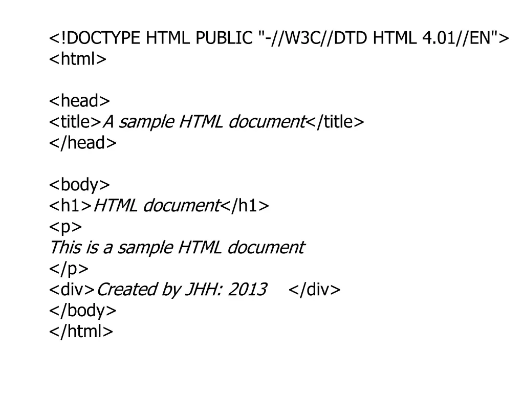 doctype html public w3c dtd html 4 01 en html