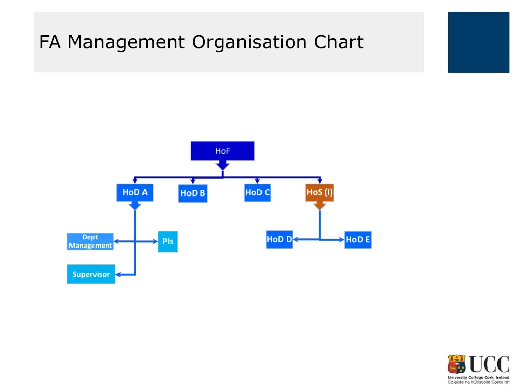 fa management organisation chart