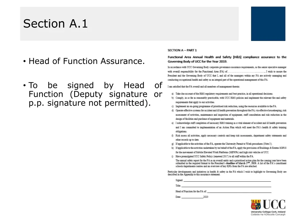 section a 1